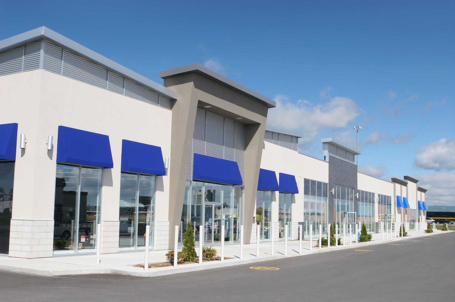 Multi-Stores Building Exterior